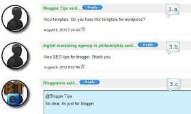 customizing and adding threaded comments to blogger