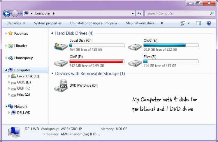 disk is shown