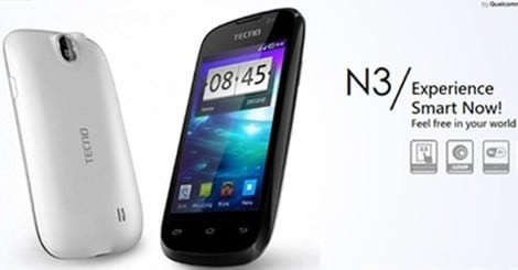 Tecno N3 Android smartphone
