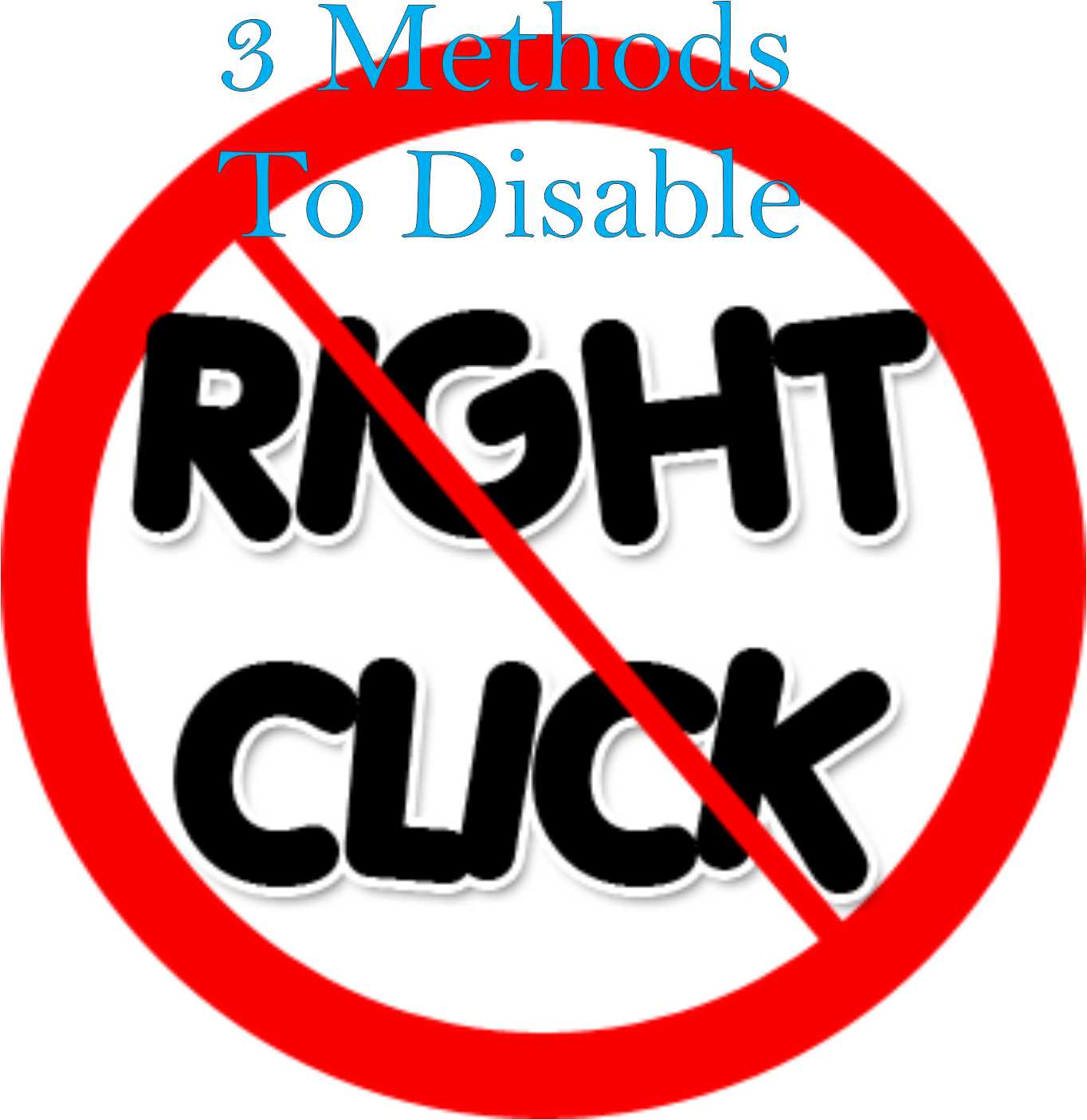 how to disable right click