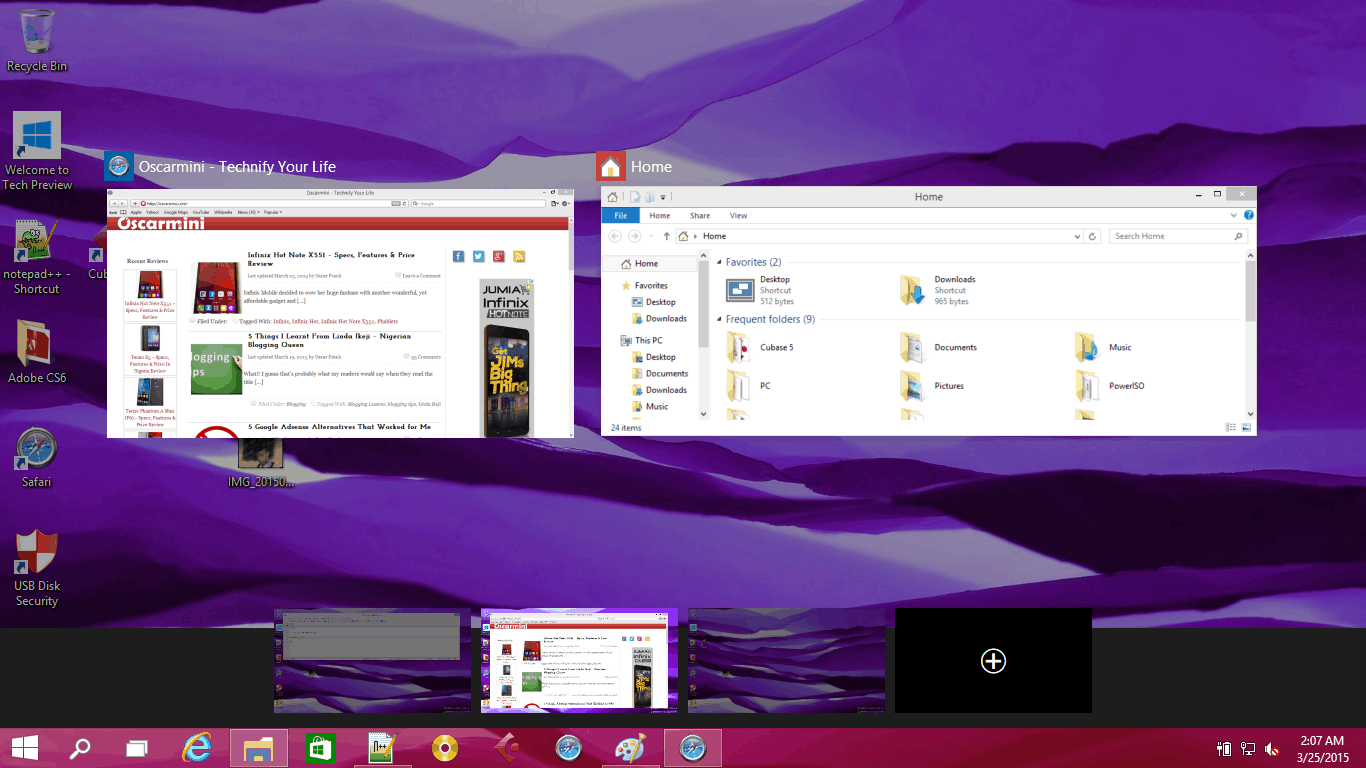 Cool Virtual Desktops UI