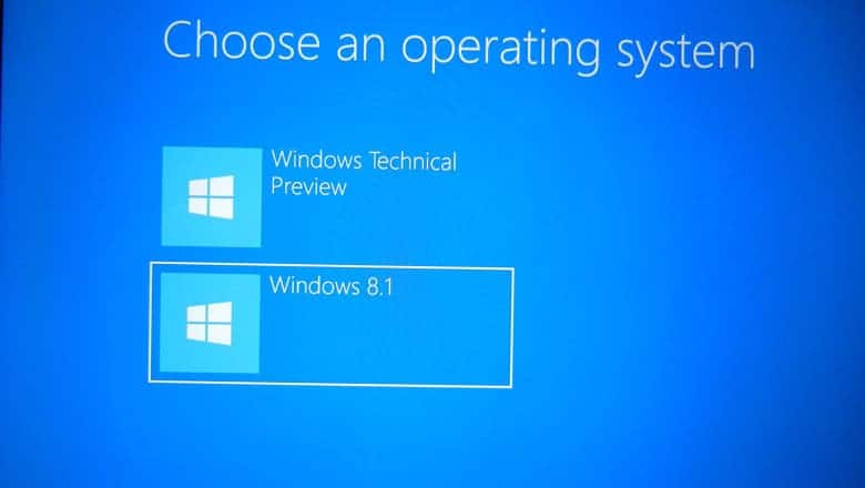 Dual Booting Windows 7 and 10 Technical Preview copy
