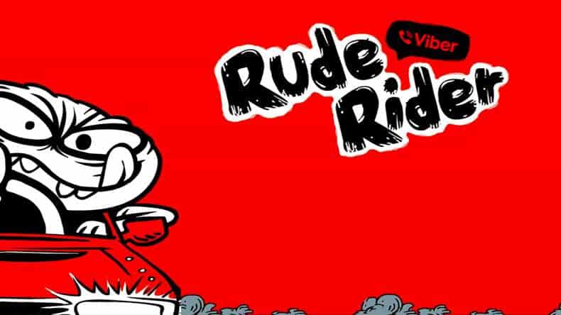 Viber Rude Rider Game for Android and iOS