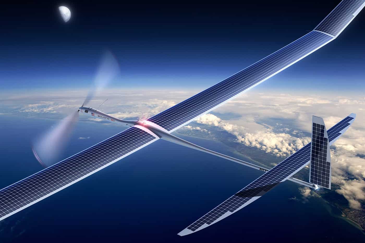 Google 5G Solar powered Drone