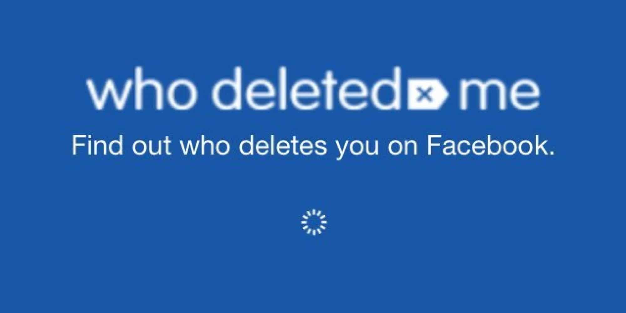 Who Deleted Me
