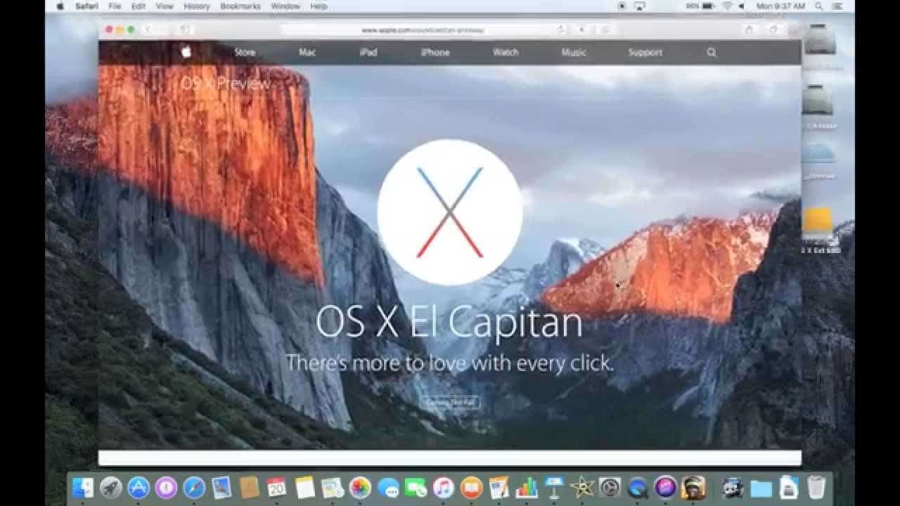 Mac OS El Capitan