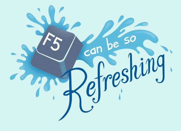 f5 to refresh a pc