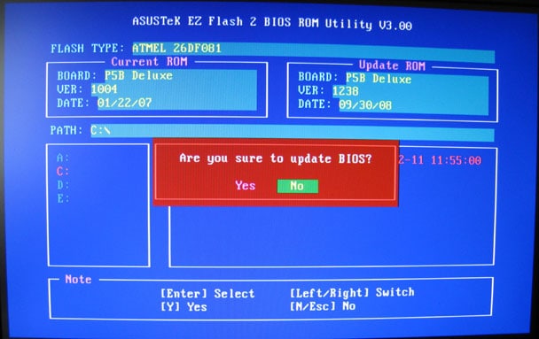 BIOS update