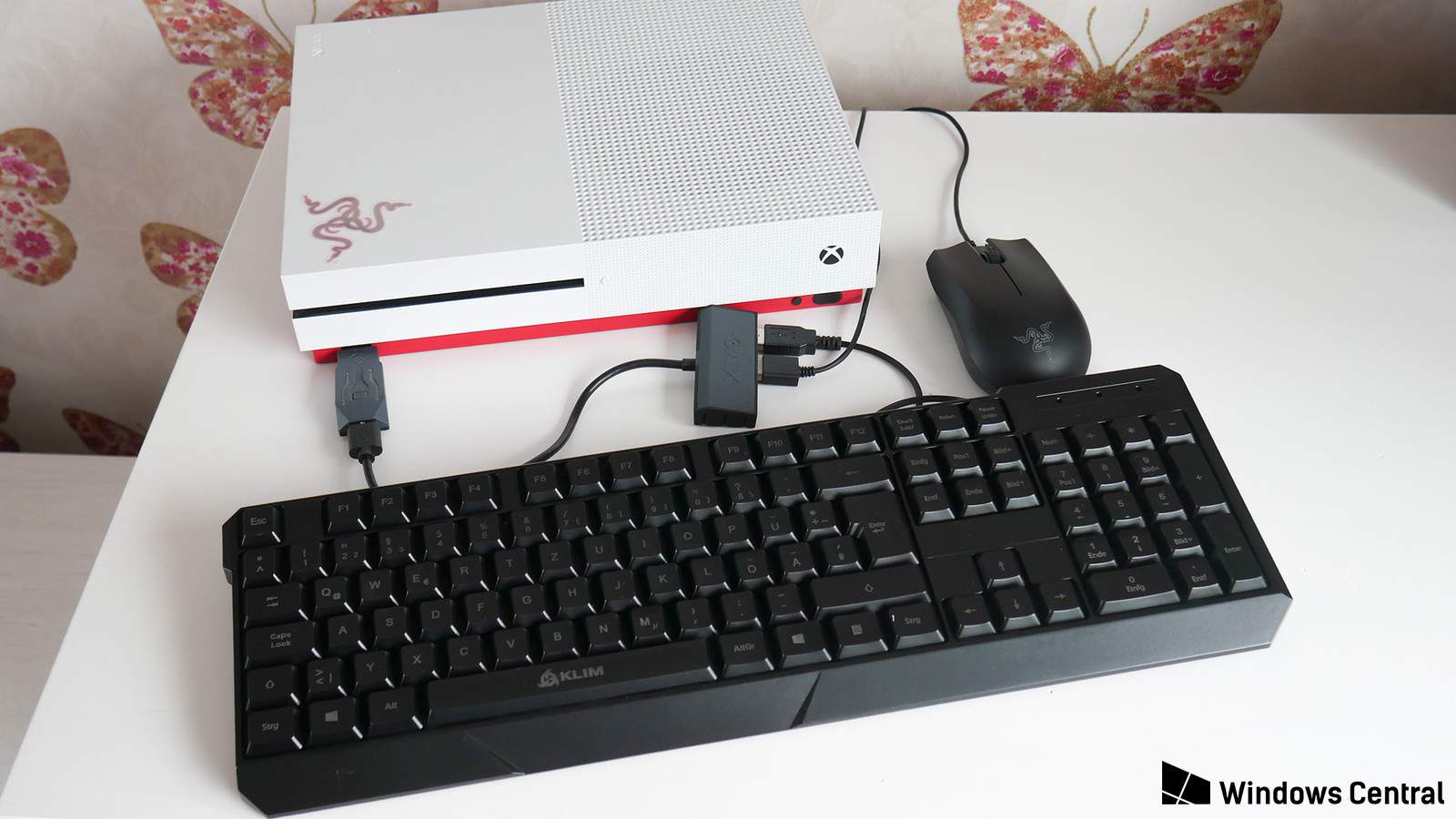 Xbox and keyboard