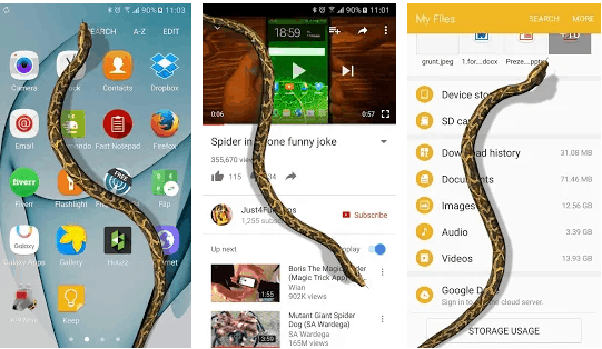 best snake on screen apps for android and iPhones
