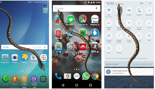 best snake on screen apps for Android