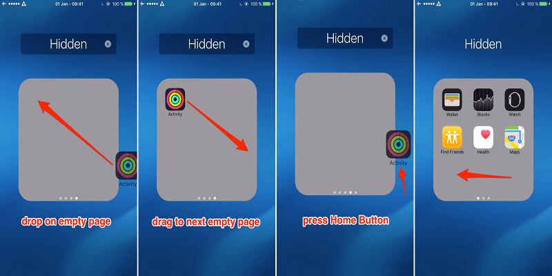 how to hide apps On iPhones