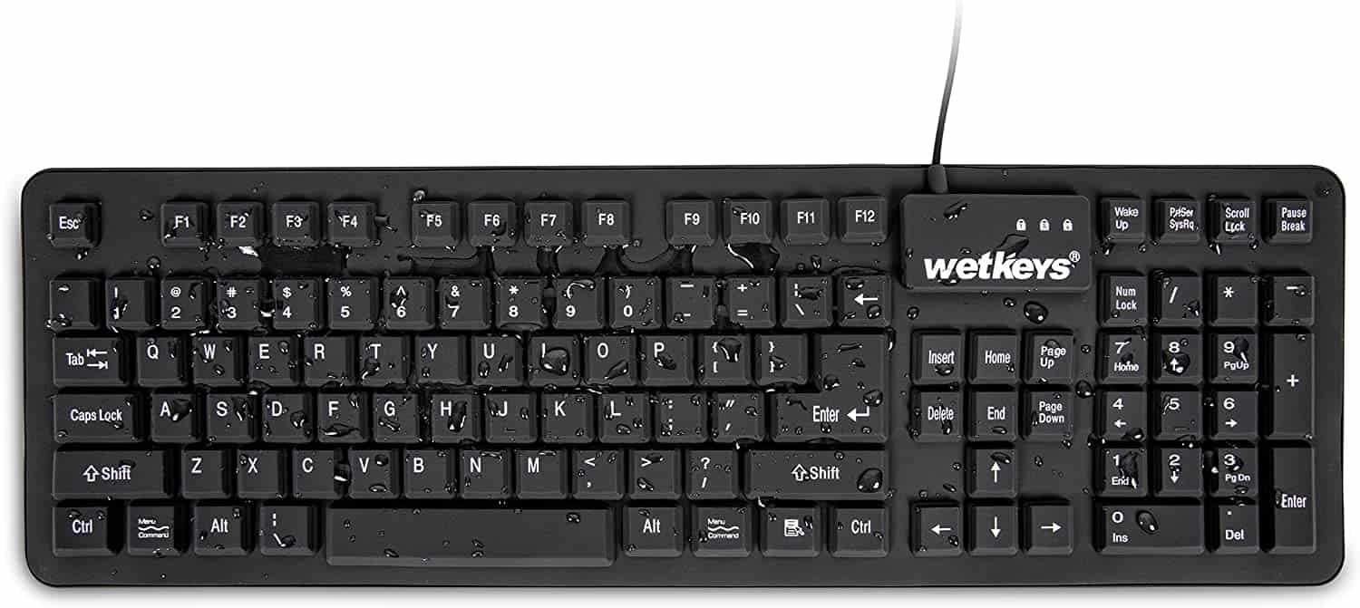 WetKeys Waterproof Soft-Touch Keyboard