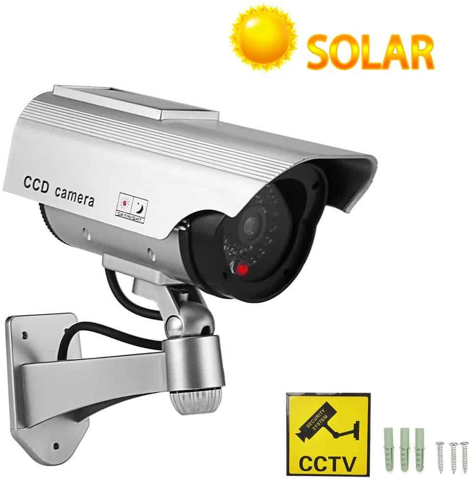 Ysucau Solar Powered CCTV Fake Camera