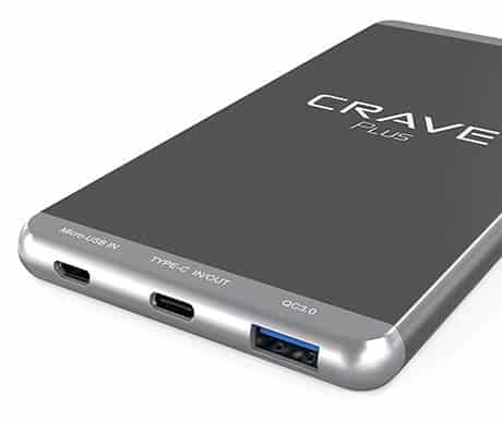 Crave Plus 10000mAh Slim Portable Charger