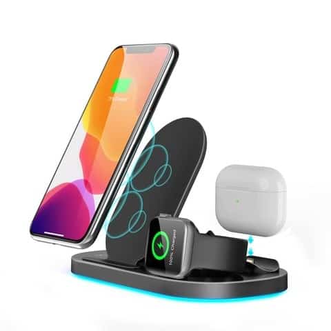 3-in-1 Qi 15W Fast Charging Dock Station