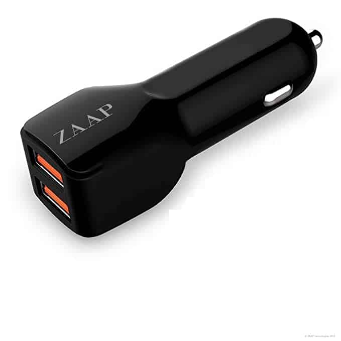 ZAAP (USA) Three Port Turbo USB Aluminium Car Charger