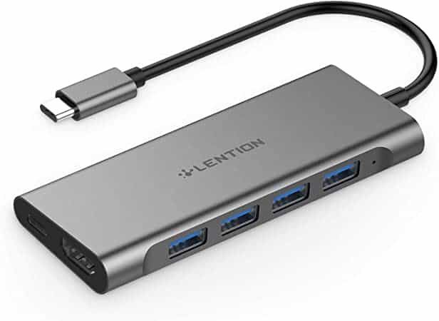 Lention 4-in-1 USB-C Hub