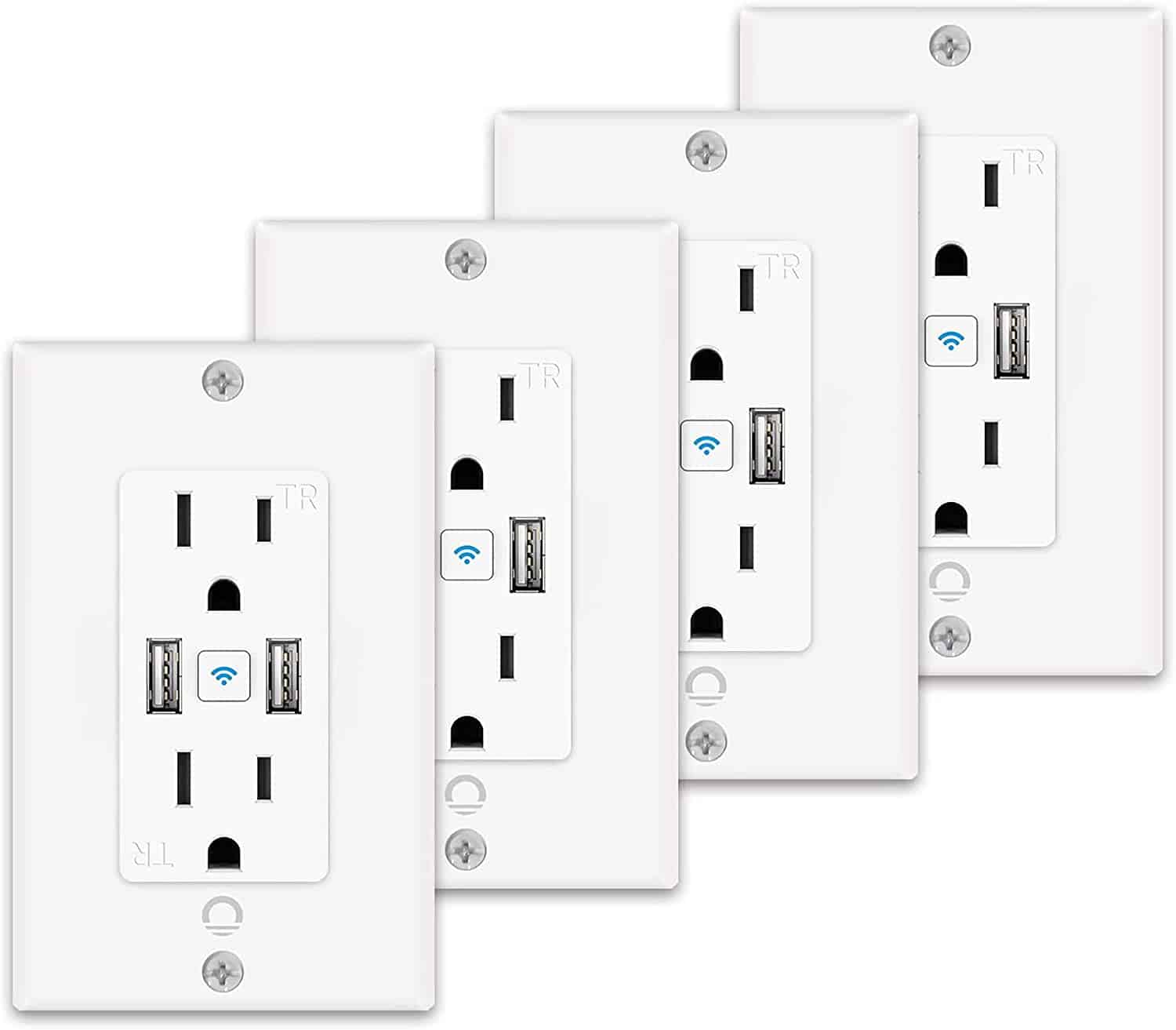 Lumary Smart Wi-Fi in-Wall Outlet