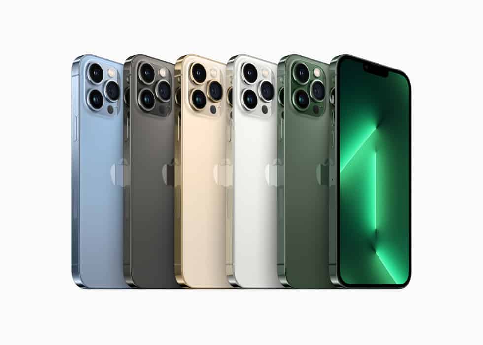 New Green Finishes for the iPhone 13 lineup