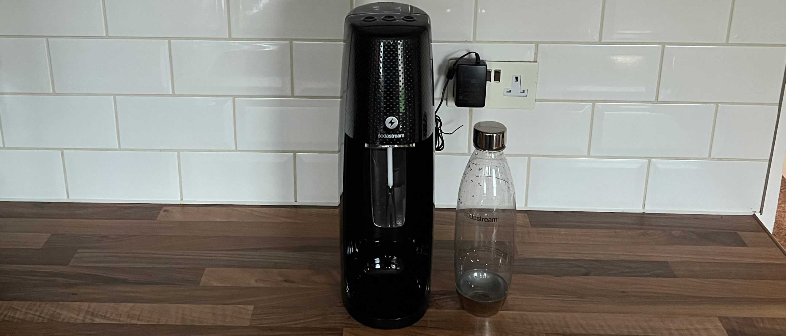 The SodaStream One Touch Automatic Sparkling Water Maker